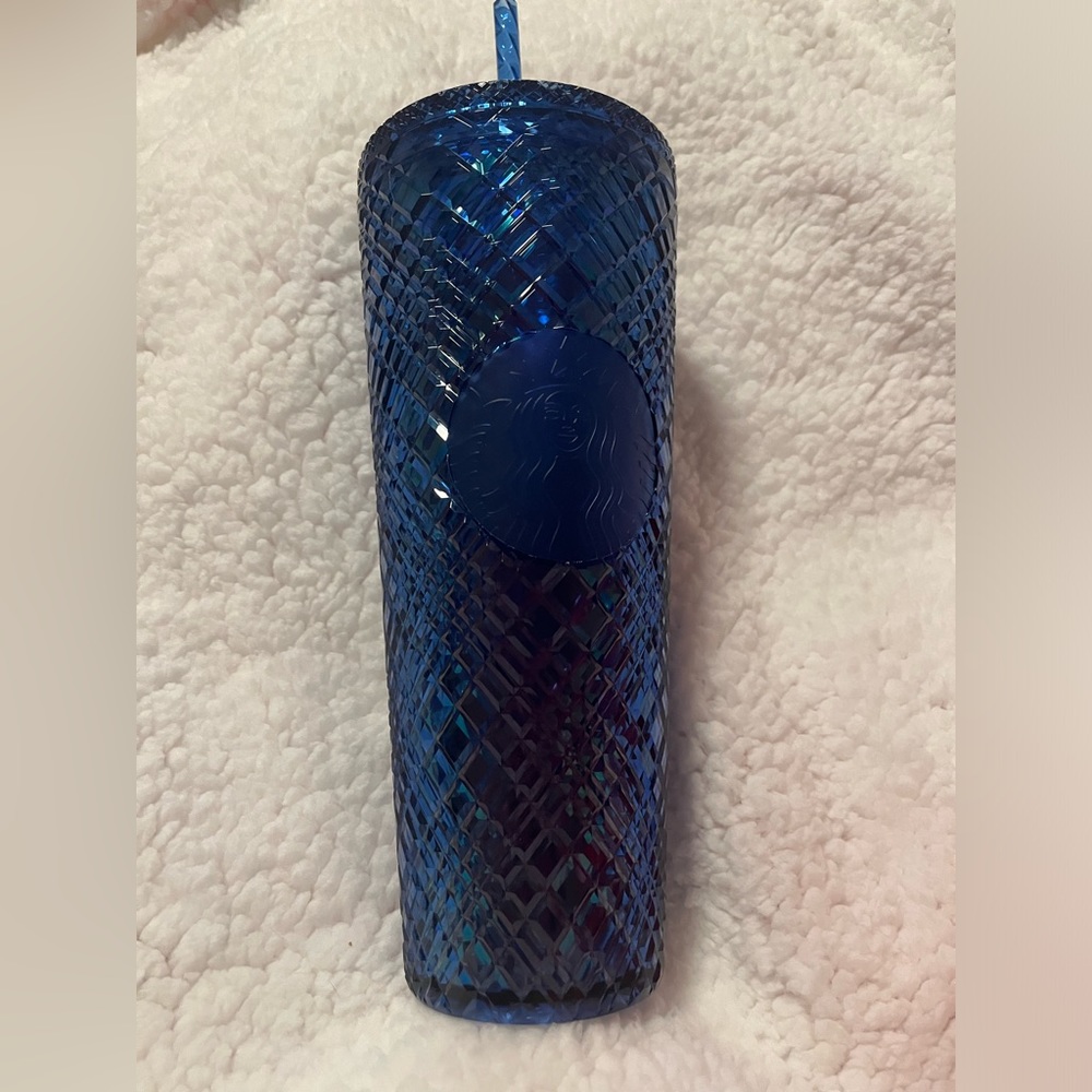 Starbucks blue tumbler - new